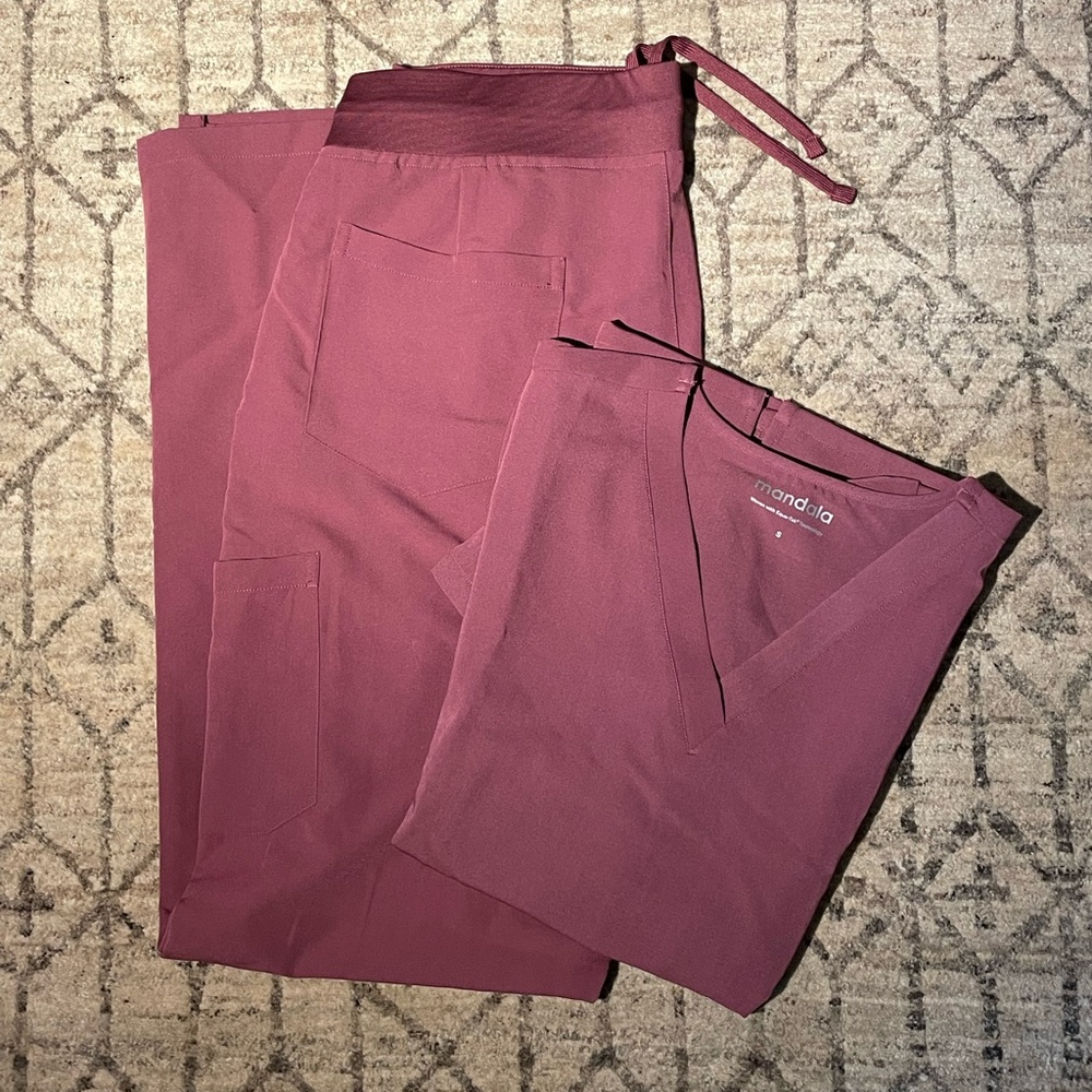 Mandala Small Scrub Set - Mauve